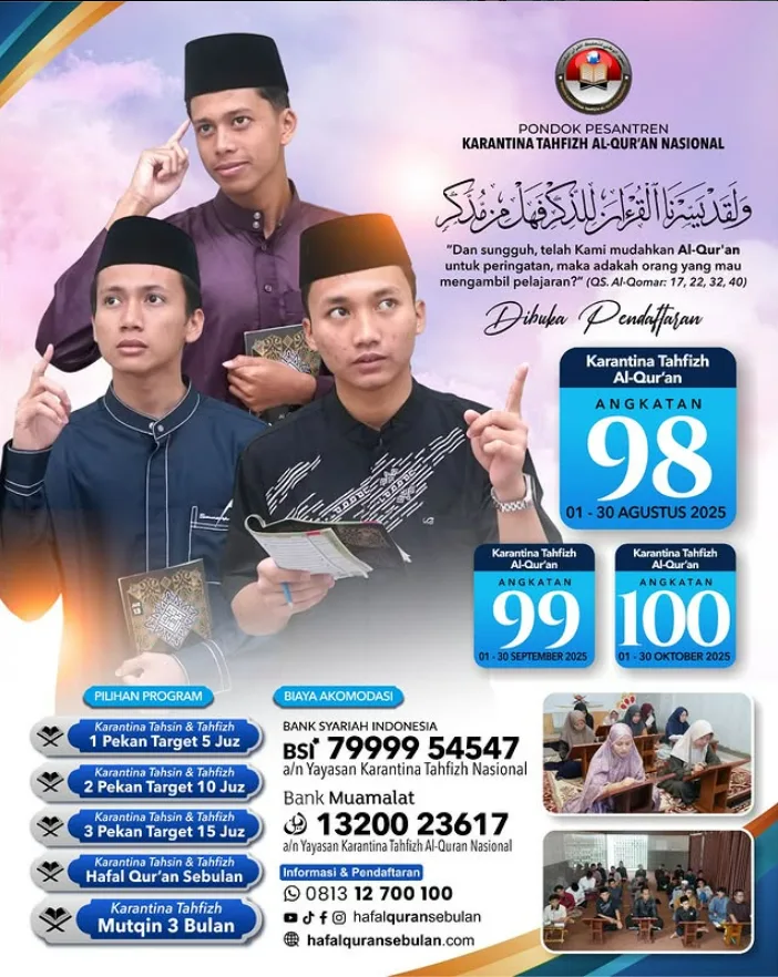 Karantina Tahfizh Angkatan Ke-98i